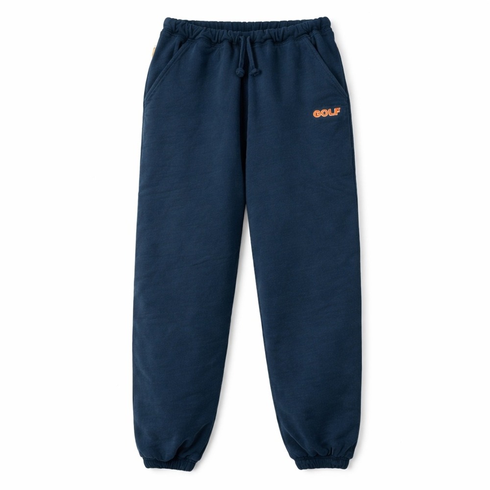 Golf Wang Blue Embroidered Logo Cotton Sweatpants Joggers Mens Small